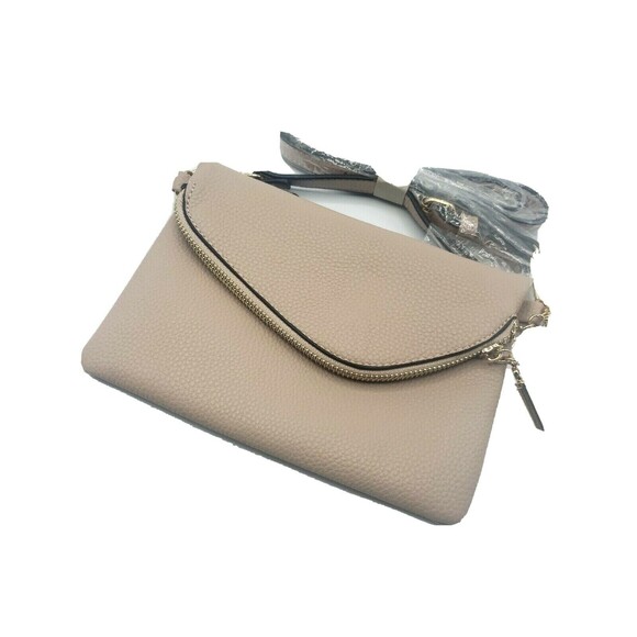 MIA K PINK CROSSBODY MAUVE PURSE GOLD TONE ACCENTS‎ - Picture 2 of 14